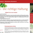 VitalWanderWelt Wanderweg Maßbruch - Yoga - die richtige Haltung Wanderweg Maßbruch für Yoga-Übungen mit Infos zur Körperhaltung und Entspannung.