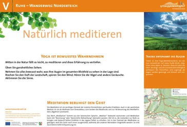 VitalWanderWelt Wanderweg Norderteich - Natürlich meditieren Wanderweg Norderteich in der VitalWanderWelt, ideal zum achtsamen Meditieren in der Natur.