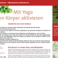 VitalWanderWelt Wanderweg Maßbruch - Mit Yoga den Körper aktivieren Wanderweg Maßbruch verbindet Naturerlebnis mit Yoga-Übungen zur Aktivierung von Körper und Geist.