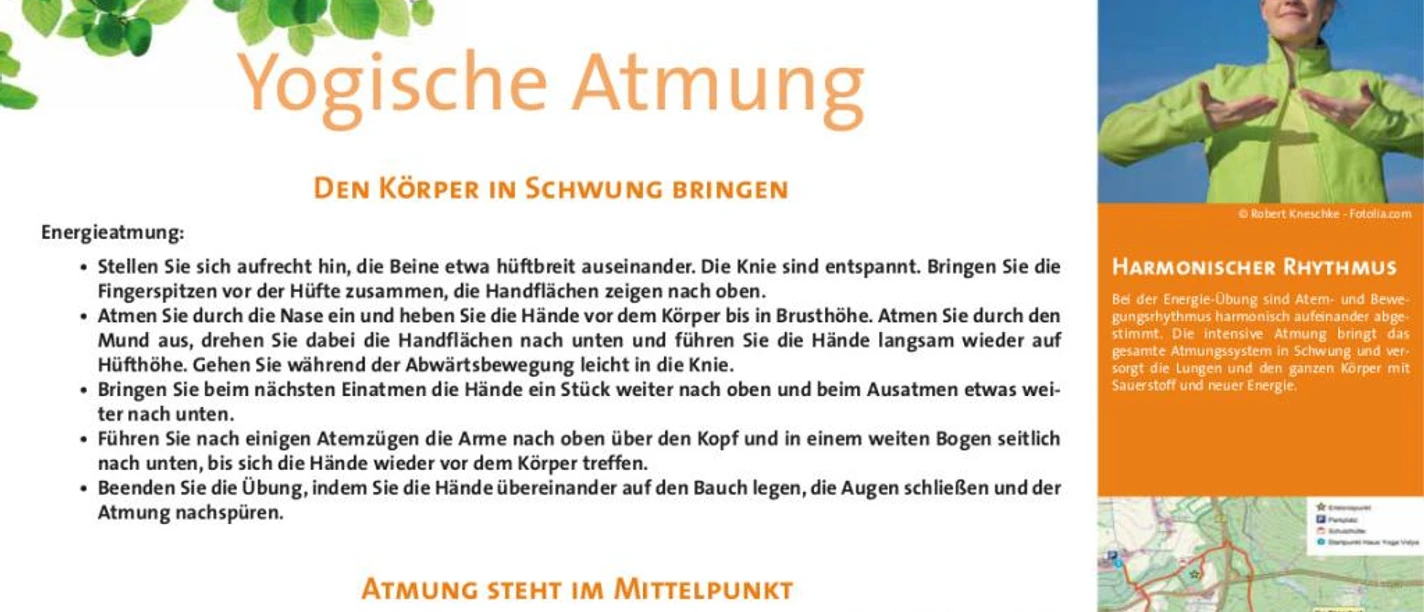 VitalWanderWelt Wanderweg Norderteich - Yogische Atmung Anleitung zur yogischen Atmung auf dem Wanderweg Norderteich mit Fokus auf Atmung und Bewegung.