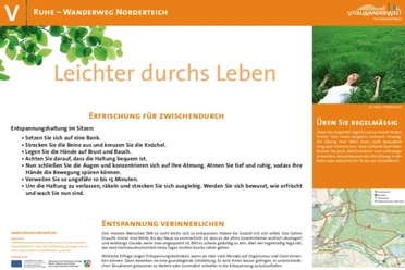 VitalWanderWelt Wanderweg Norderteich - Leichter durchs Leben