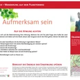 VitalWanderWelt Wanderung auf dem Planetenweg - Aufmerksam sein Wanderweg-Infotafel über Atemübungen und Energie auf dem Planetenweg bei Lippstadt im Sommer.