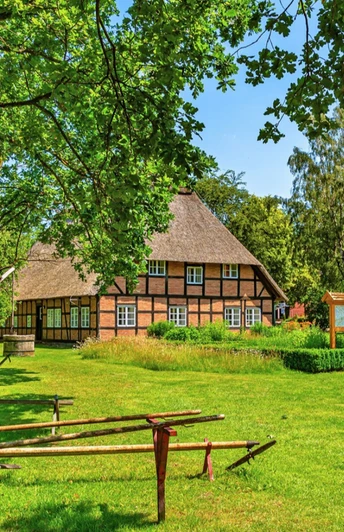 Das Gelände des Finteler Heimathauses Das Gelände des Finteler Heimathauses