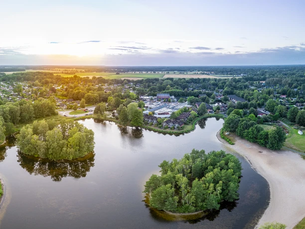 Bird's eye view of the Eurostrand Resort Lüneburg Heath