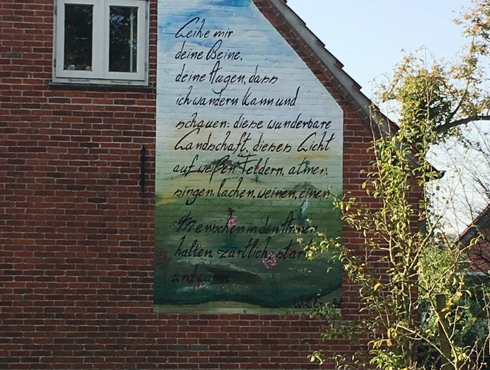 1. Mauergedicht - Bangert, Sögel
