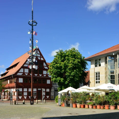 Blick auf den Gifhorner Marktplatz