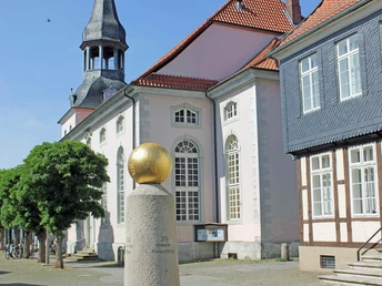 Blick auf die St. Nicolai-Kirche Gifhorn
