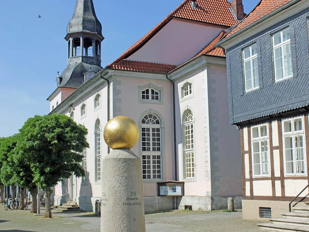 Blick auf die St. Nicolai-Kirche Gifhorn