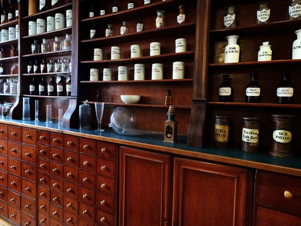 Gifhorner Schlossapotheke von 1871 Gifhorner Schlossapotheke von 1871im Historischen Museum Schloss Gifhorn