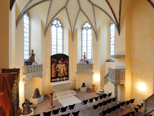 Schlosskapelle im Schloss Gifhorn Blick in die Schlosskapelle mit Altarbild "Ungläubiger Thomas" im Schloss Gifhorn