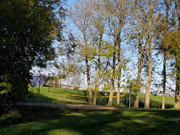 Badestelle Horst an der Eider Volleyballfeld an der Badestelle Horst an der Eider