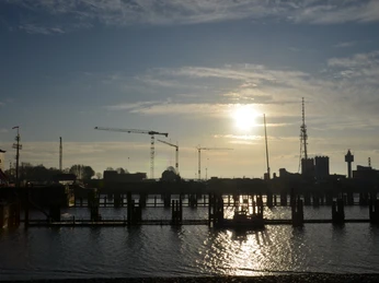 Schleusenanlage in Brunsbüttel