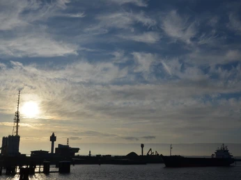Teilansicht Schleusenanlage Brunsbüttel