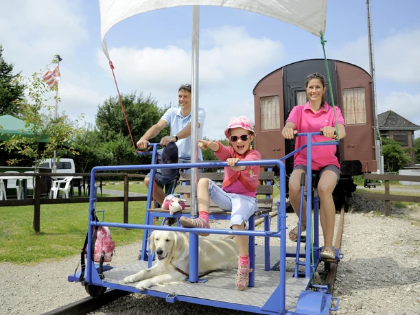 Marschenbahn-Draisine Marne