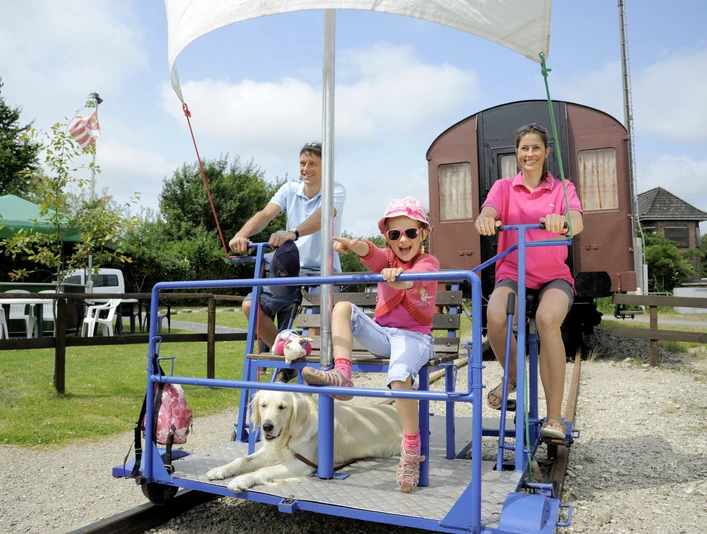 Marschenbahn-Draisine Marne