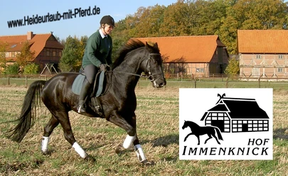 Reiter auf dem Hof Immenknick in der Südheide Gifhorn