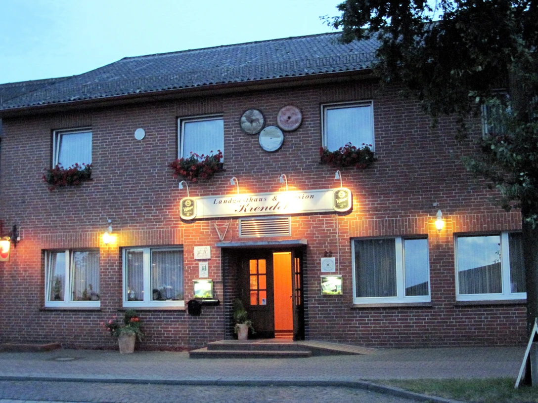 Landgasthaus Krendel Außenansicht Außenansicht vom Landgasthaus Krendel in Wahrenholz