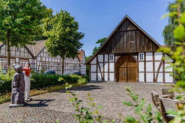 Versmold - Dorfkern Bockhorst.jpeg Fachwerkhäuser im Dorfkern Versmold-Bockhorst