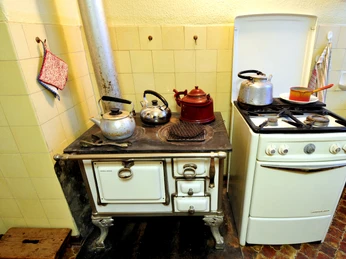 EMMA - Küche in der Museumswohnung Küche in der Museumswohnung EMMA im Kavalierhaus