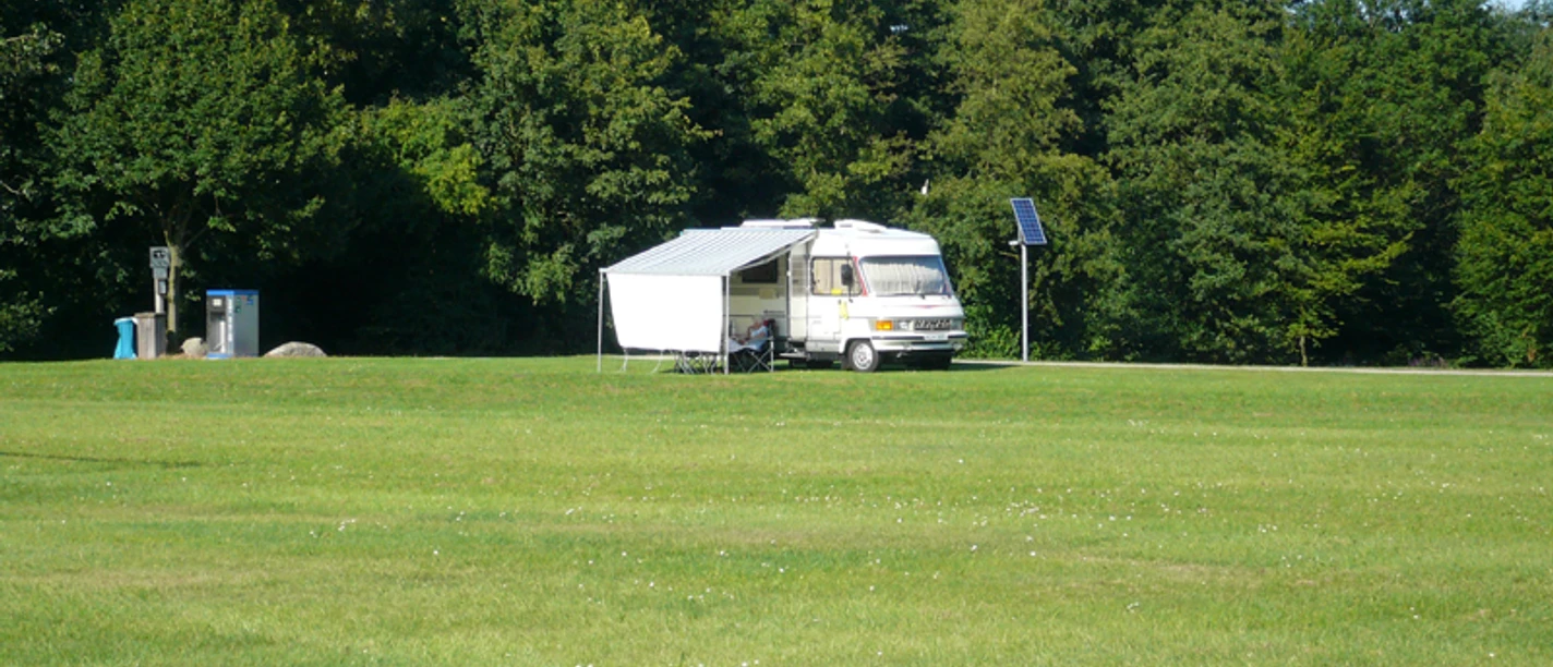 Wohnmobilstellplatz "Bohldamm" Wohnmobil auf dem Stellplatz "Bohldamm" in Hankensbüttel