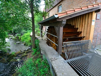 Mühlenrad der Wassermühle Wahrenholz