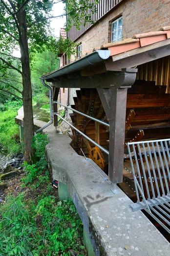 Mühlenrad Wassermühle Wahrenholz Mühlenrad der Wassermühle Wahrenholz