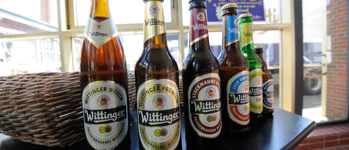 Privatbrauerei Wittingen - Sortenauswahl Selection of varieties from the Wittingen private brewery