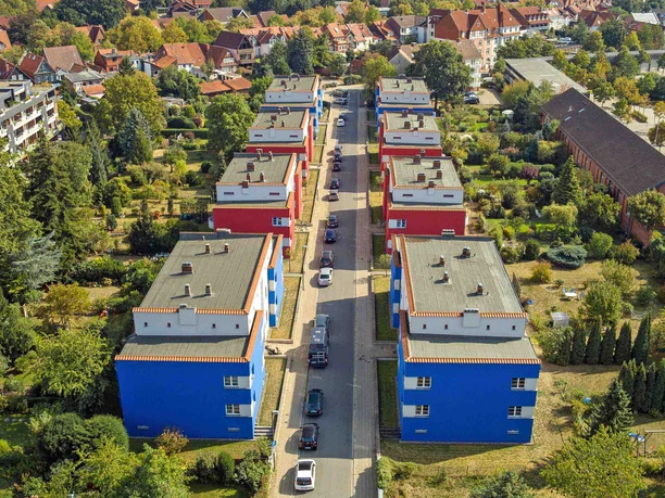 Italienischer Garten Celle, Luftbild Italienischer Garten Celle, Luftbild