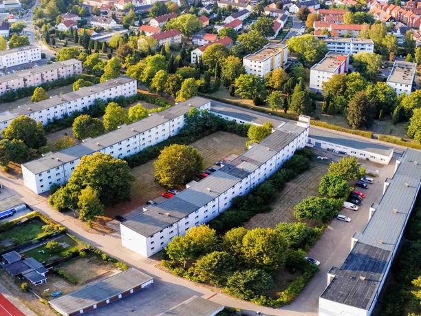 The Georgsgarten Housing Estate, Aerial view The Georgsgarten Housing Estate, Aerial view