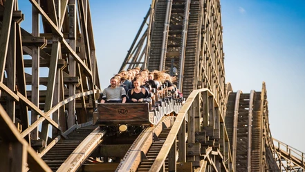 Achterbahn Colossos im Heide Park Soltau Achterbahn Colossos im Heide Park Soltau