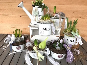 Décoration du printemps au «Alpen-Charme»