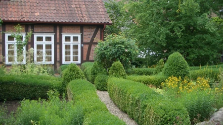 Farmers' Garden in the Römstedthaus Museum Farmers' Garden in the Römstedthaus Museum