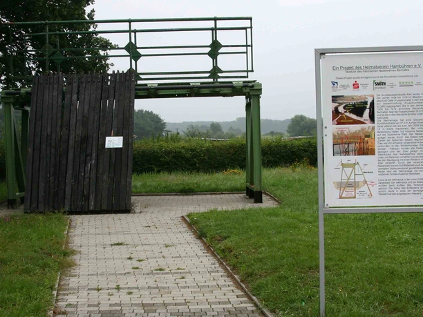Nadelwehr am Wasserkraftwerk Oldau Nadelwehr am Wasserkraftwerk Oldau