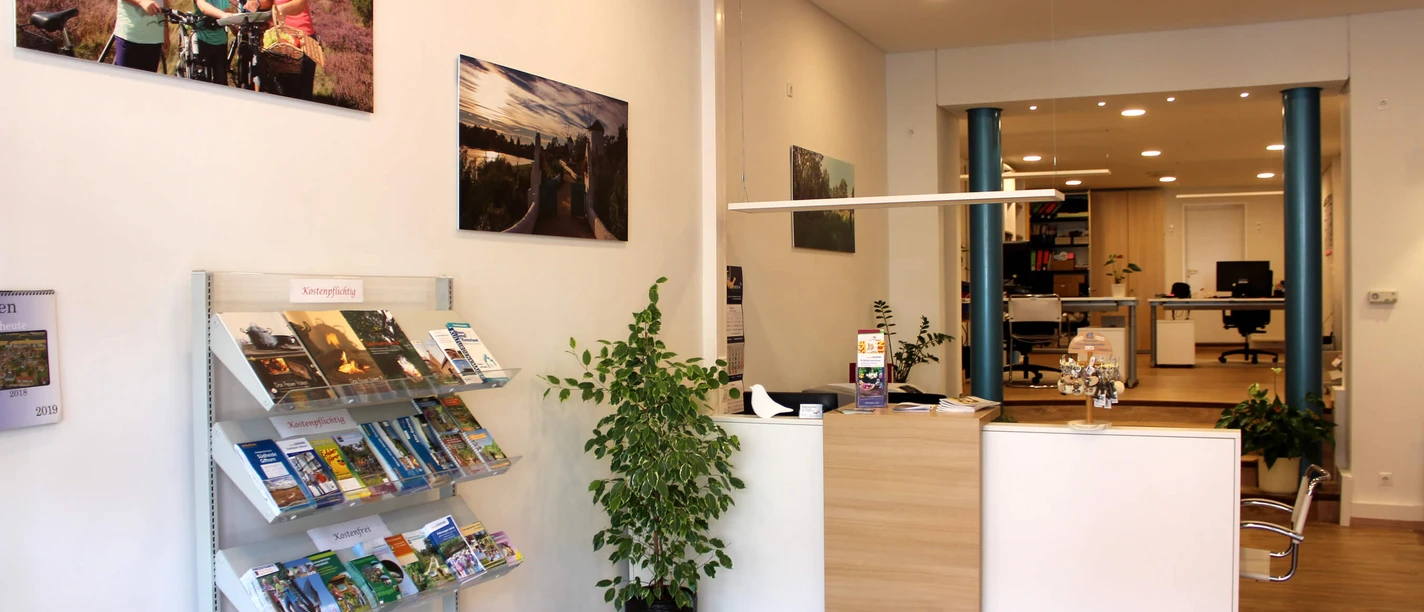 Touristinformation Wittingen Balie in het toeristeninformatiecentrum in Wittingen