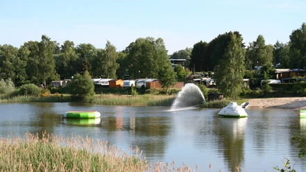 Bathing lake of the holiday park Heidesee Bathing lake of the holiday park Heidesee