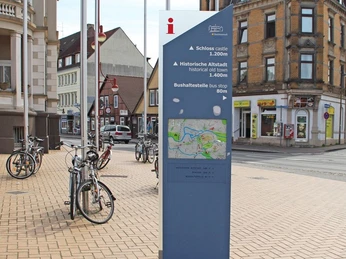 Celler Bahnhof, Infotafel Celler Bahnhof, InfotafelCelle railway station, information board