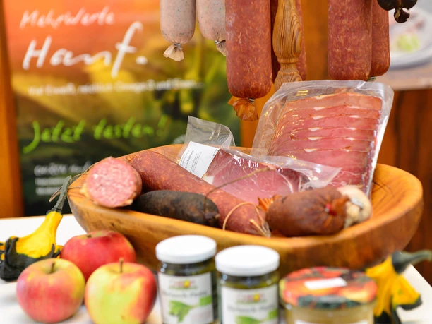 Fleischprodukte im Hofladen