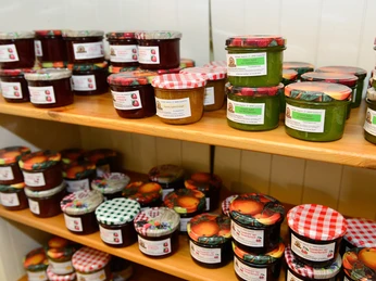 Marmelade im Hofladen