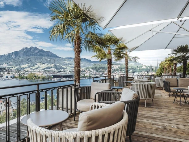 View from the terrace at the Montana Beach Club