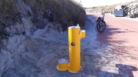 Trinkwassersäule am Strandabgang Karl-Wagner-Straße / Hundestrand auf Juist