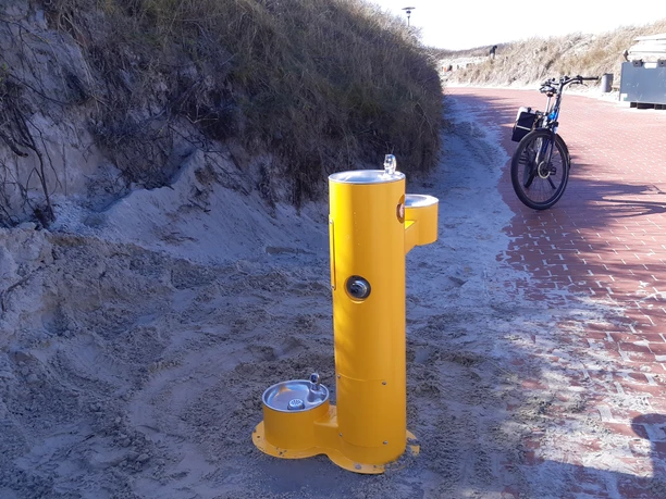 Trinkwassersäule am Strandabgang Karl-Wagner-Straße / Hundestrand auf Juist