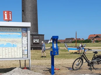 Trinkwassersäule am Hafen auf Juist