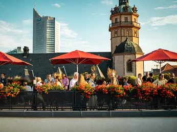 Dachterrasse der Eventlocation Lancaster University | Leipzig Convention Bureau Dachterrasse der Eventlocation Lancaster University – präsentiert vom Leipzig Convention BureauRoof terrace at the Lancaster University event venue – presented by the Leipzig Convention Bureau