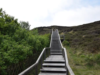 Treppe zum Aussichtspunkt