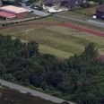 Sportplatz aus der Vogelperspektive