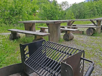 Fireplace with plenty of seating