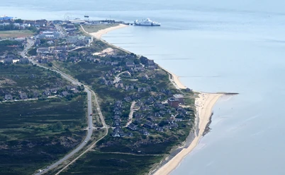 Oststrand List auf Sylt aus der Vogelperspektive Oststrand List auf Sylt von oben