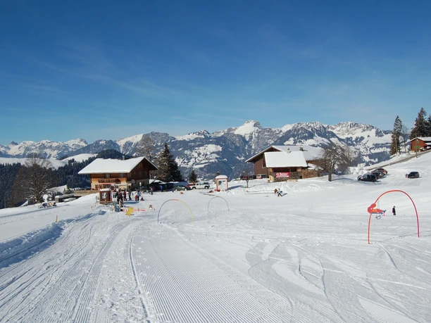The ski school grounds at Springenboden