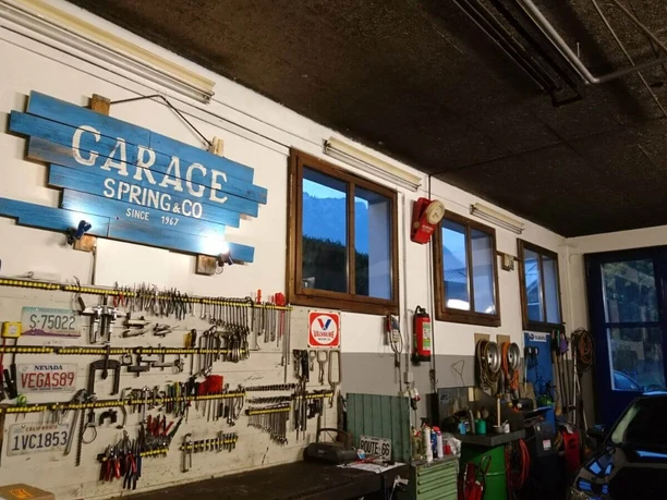 Spring Garage from the inside