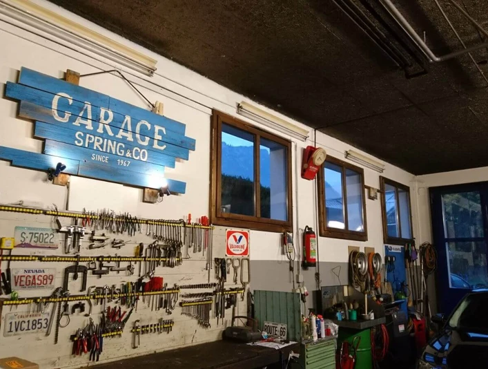 Spring Garage from the inside